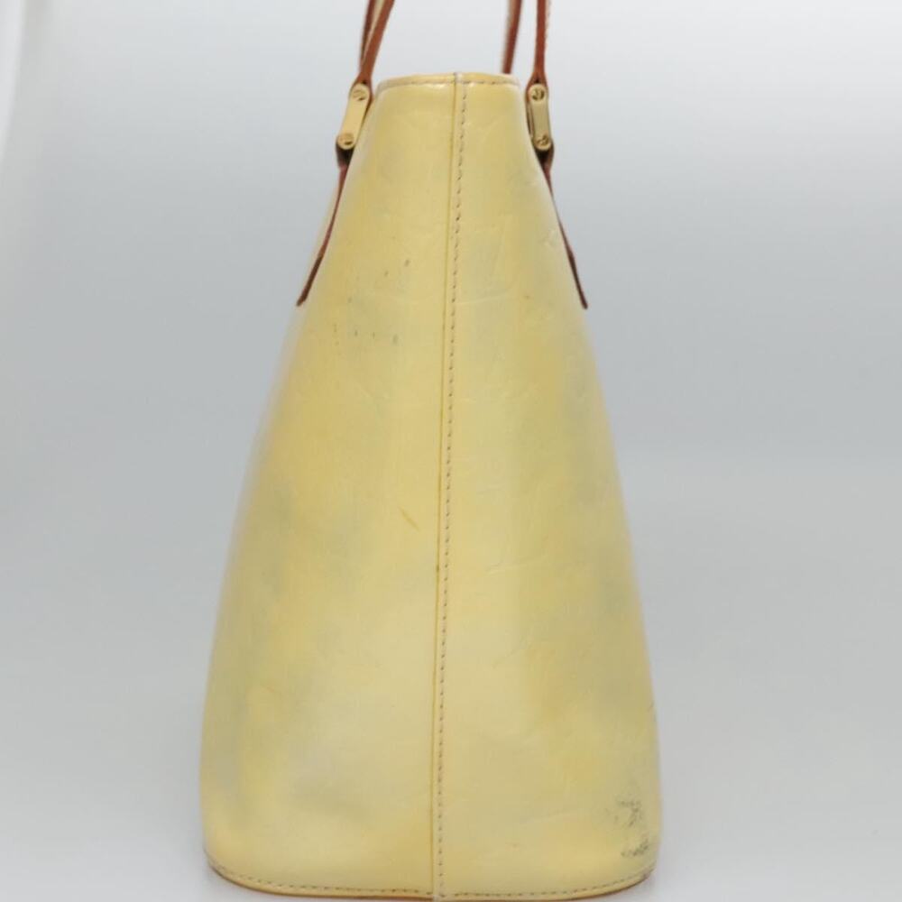 LOUIS VUITTON Monogram Vernis Houston Hand Bag Baby Blue M91005 - Picture 7 of 13